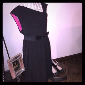 StudioI Black Dress with Pink Lining